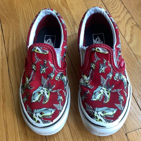 vans zombie shark shoes